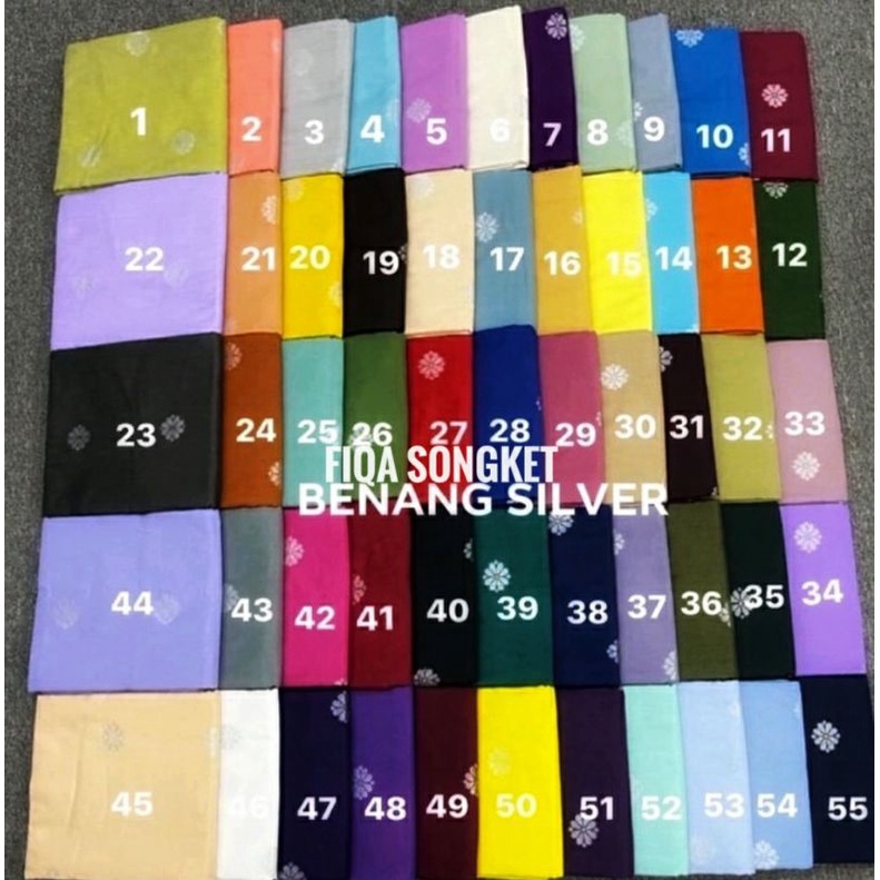 Kain Pasang Songket Bunga Tabur Songket Tenun Asli (4Meter) | Shopee ...