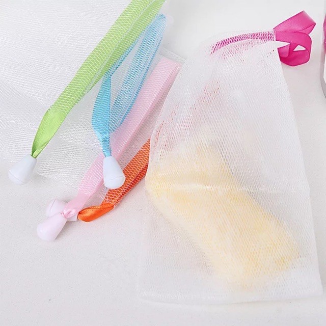 Double Layer Soap Bubble Net Individual Packing (WHITE COLOUR) | Shopee ...