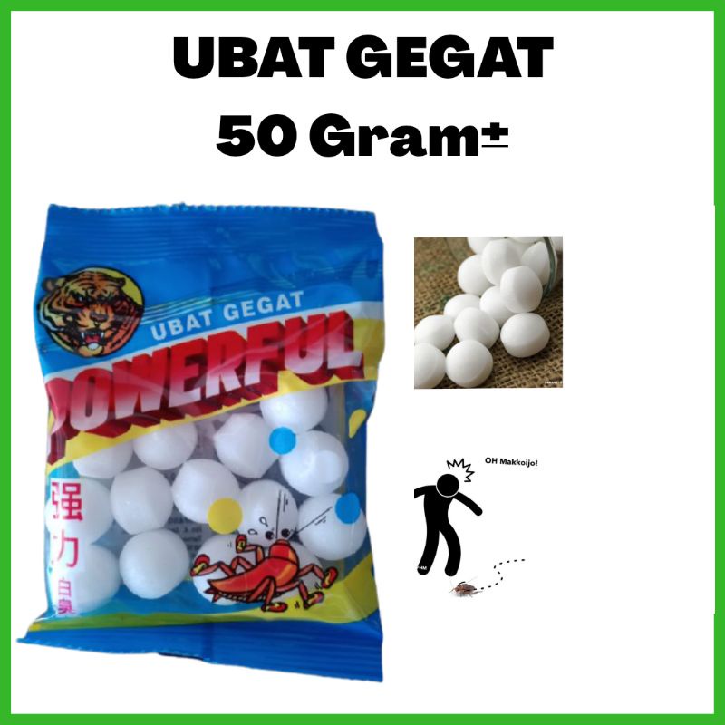 Ubat Gegat Halau Lipas Dan Serangga 50gram  Shopee Malaysia