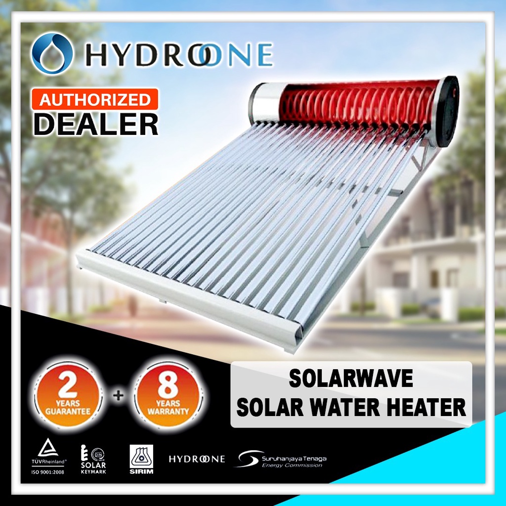 Deposit Only) Hydro One SolarWave Solar Water Heater (Include install Klang  Valley Area u0026 Selangor Only) | Shopee Malaysia