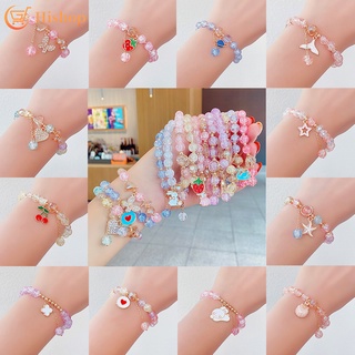 cute 4 colors butterfly beaded bracelet