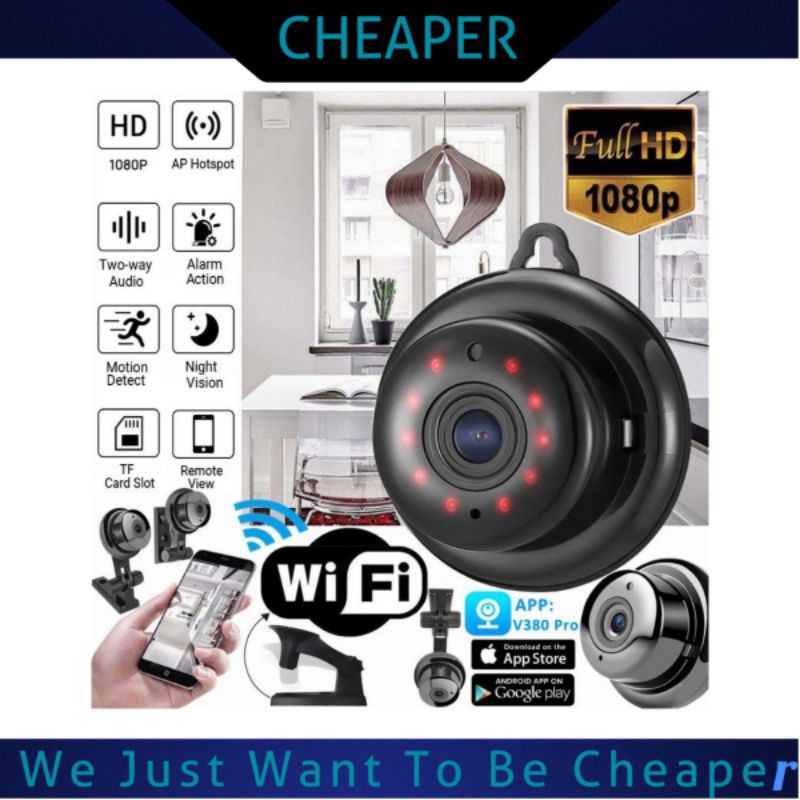 Spy HD 1080P Mini Wifi Stand IP Camera Wireless CCTV IR Night Vision ...