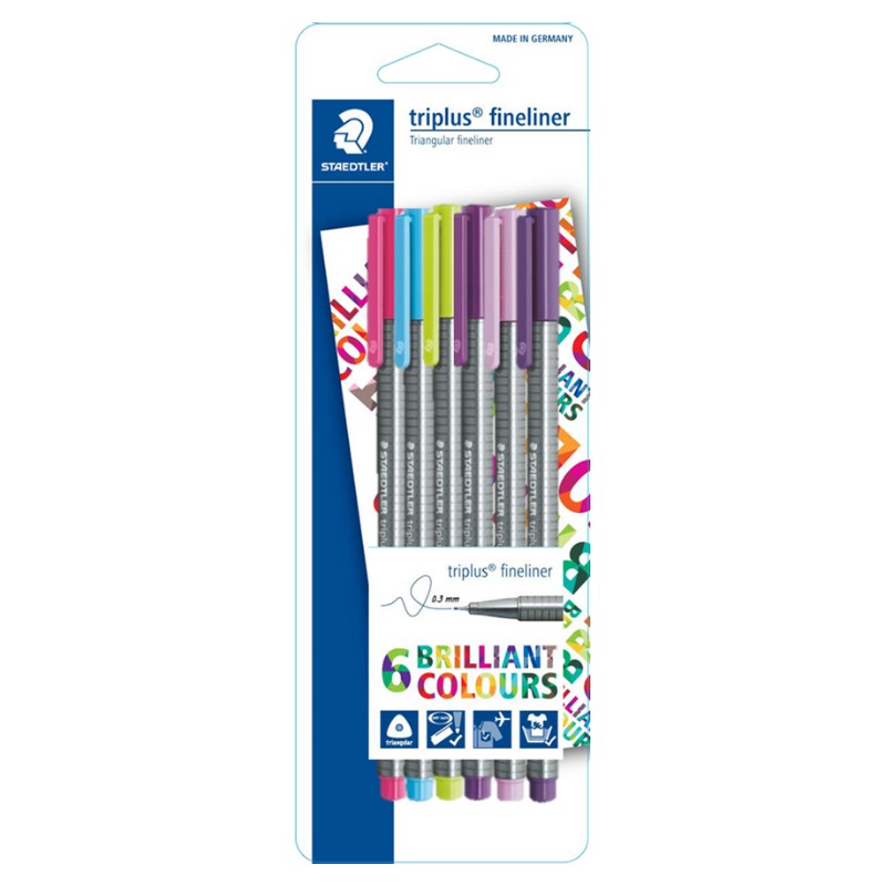 Staedtler® Triplus 60 Fineliner Color Pen Set