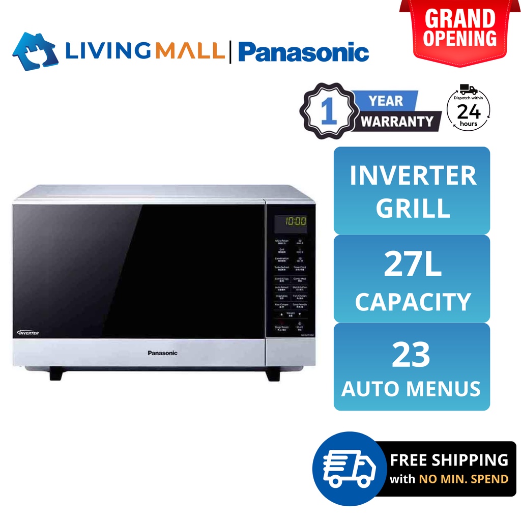 Panasonic NNGF574M Microwave Oven 23Menus (27L) NNGF574 NNGF574MMPQ