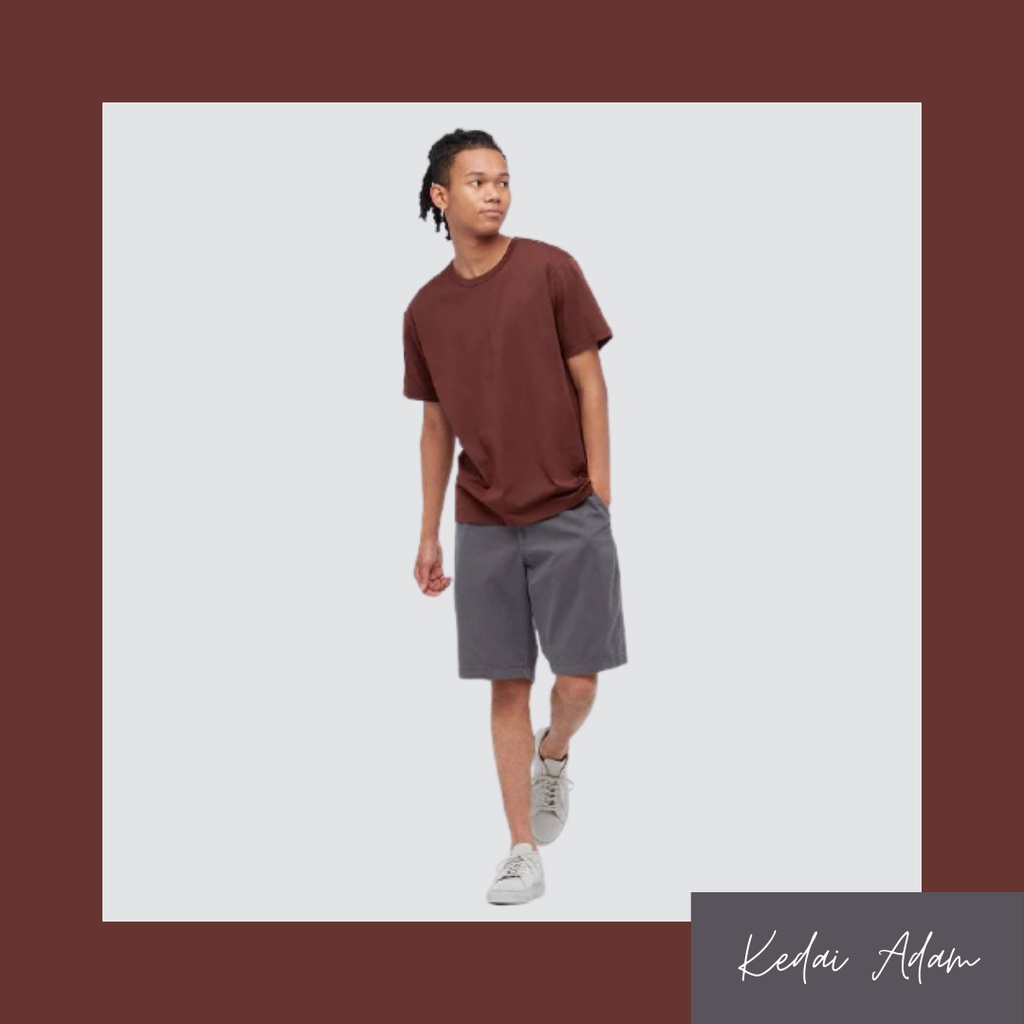 MEN AIRism Cotton Crew Neck Short Sleeve T-Shirt Size S, M, L, XL by Uniqlo,  Personal Shopper by Adam