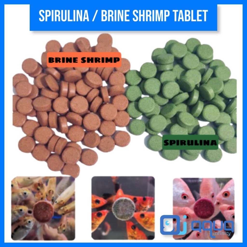 🔥Fast Delivery🔥 Spirulina Tablet / Brine Shrimp Tablet For Fish and