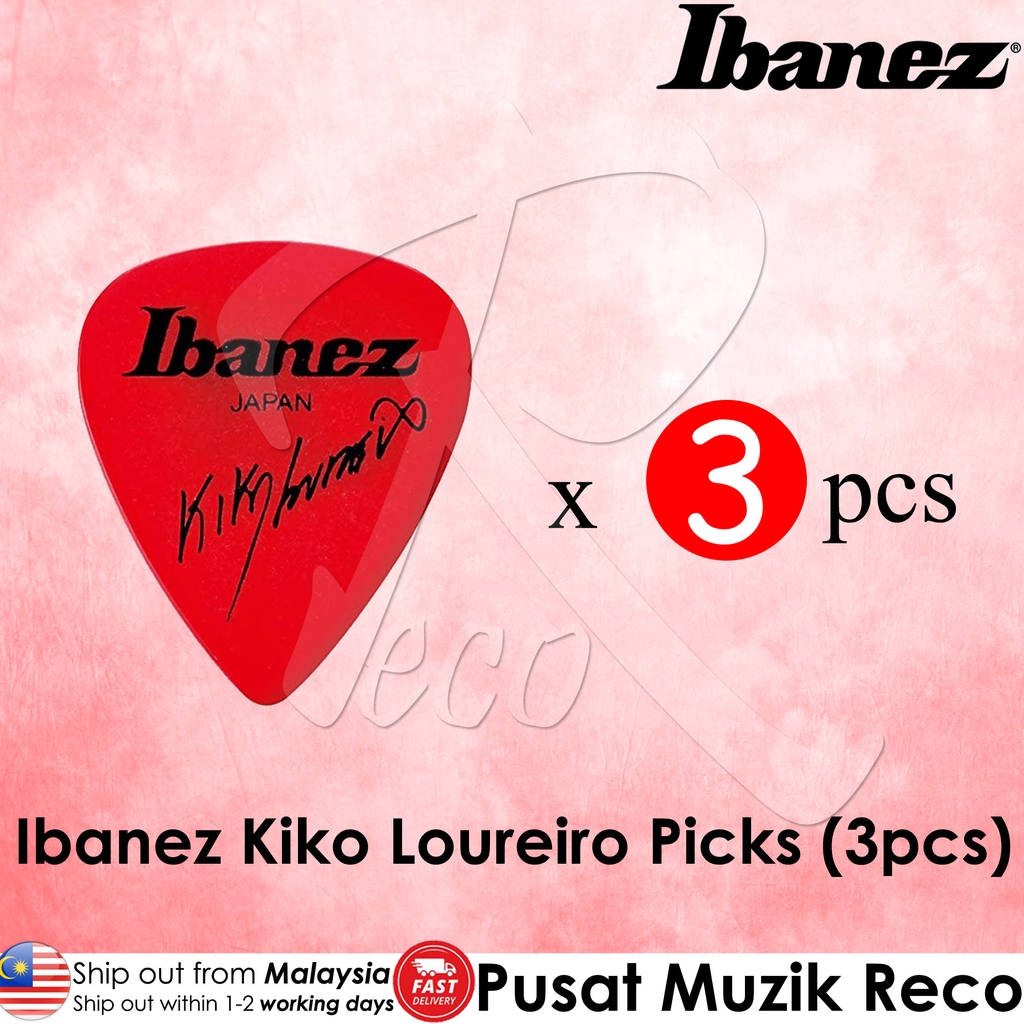 Ibanez Kiko Loureiro Signature Guitar Picks (3pcs) 【Made In Japan ...