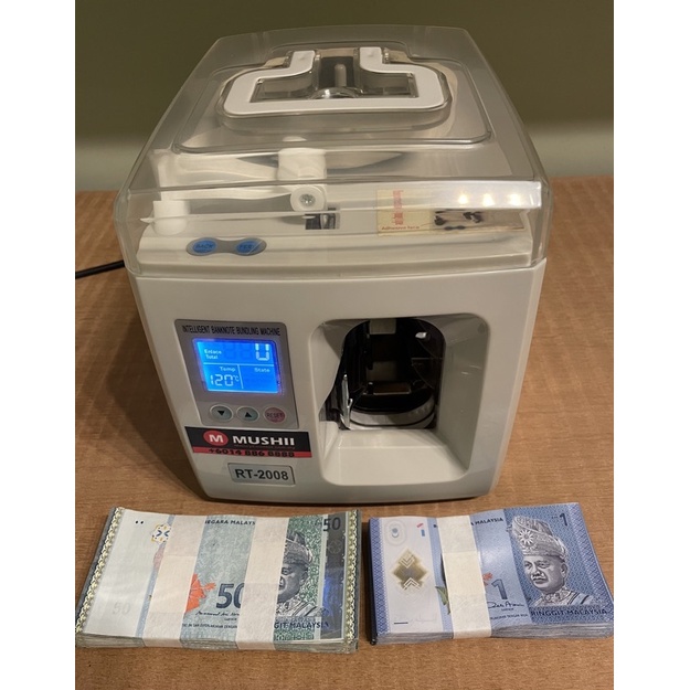 Money Strapping Machine. Money Bundle Bundling Machine. Money Binding ...