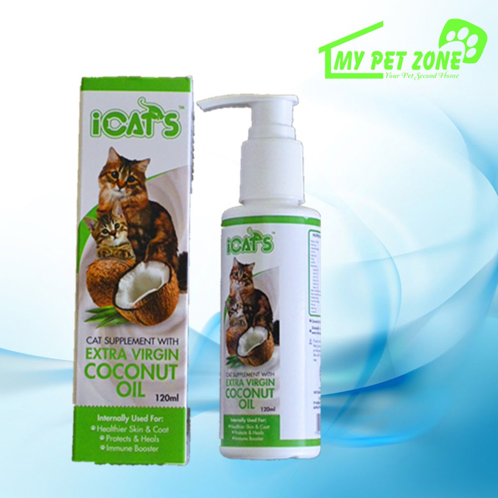 ICats Extra Virgin Coconut Oil Dog Cat 120ML Shopee Malaysia