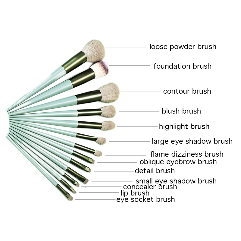 13pcs Makeup Brushes Kit Cosmetics Eyeshadow Brush Makeup Brush Sets