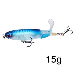 One Piece 13G/35G Whopper Popper 10cm/14cm Fishing Lure Artificial Bait Hard  Soft Rotating Tail Fishing Tackle