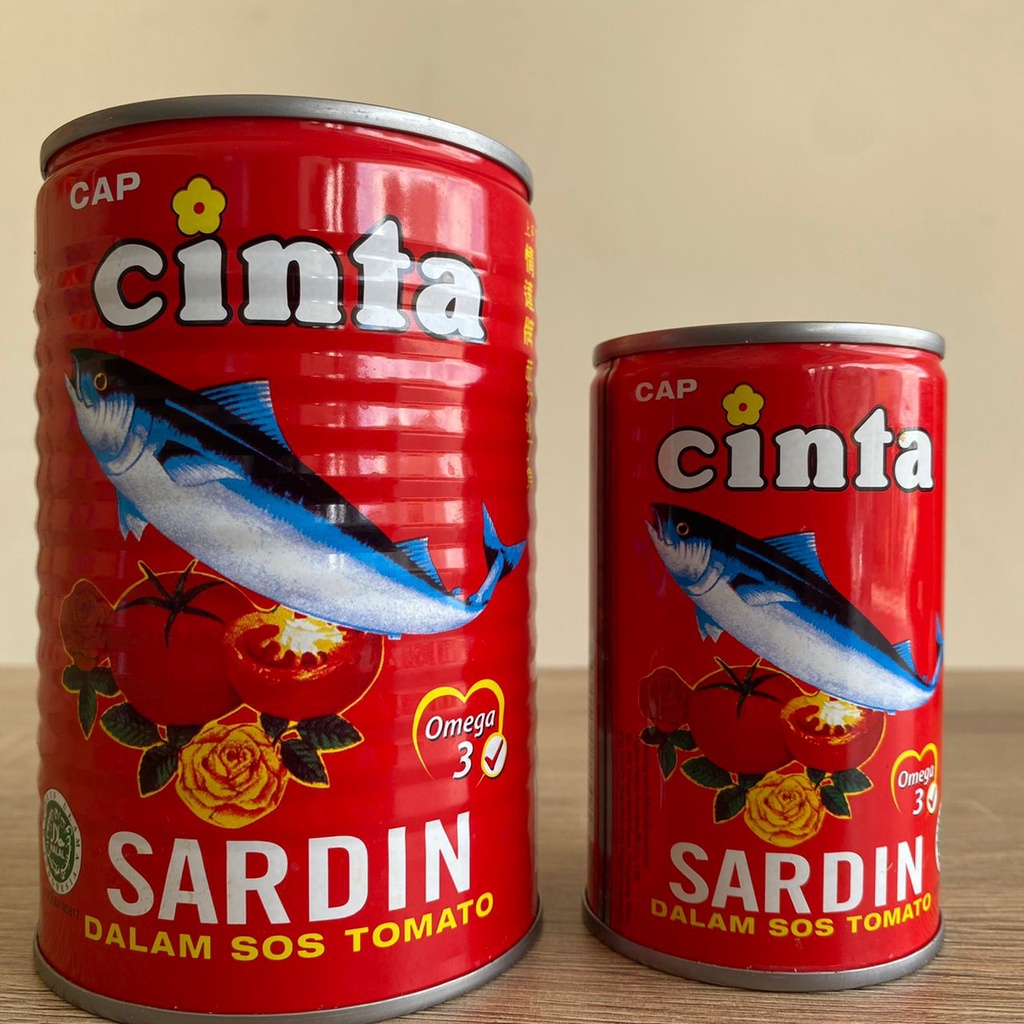 Cinta Sardines in Tomato Sauce/Sardin 425g & 155g | Shopee Malaysia