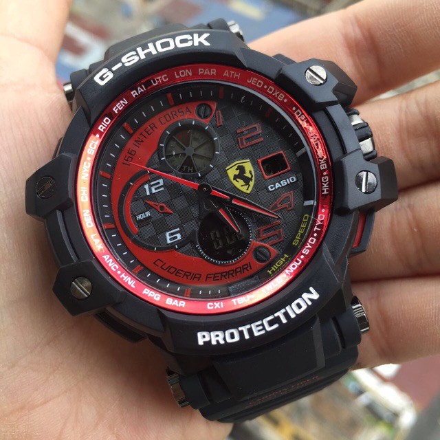 Casio G Shock X Ferrari Limited Edition Men Digital Watch Shopee Malaysia