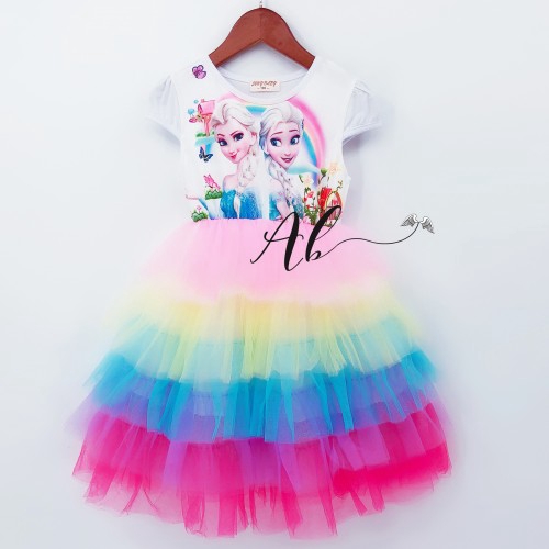 Elsa multicolor dress hotsell