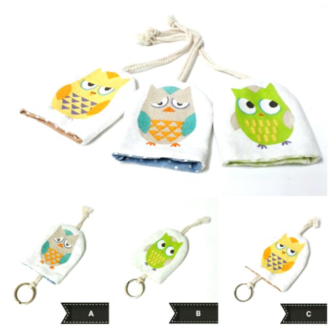 Fabric hot sale key holder