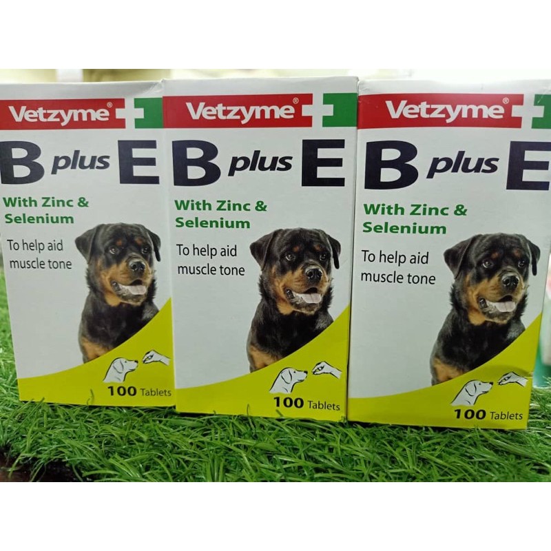 Vetzyme b on sale plus e tablets