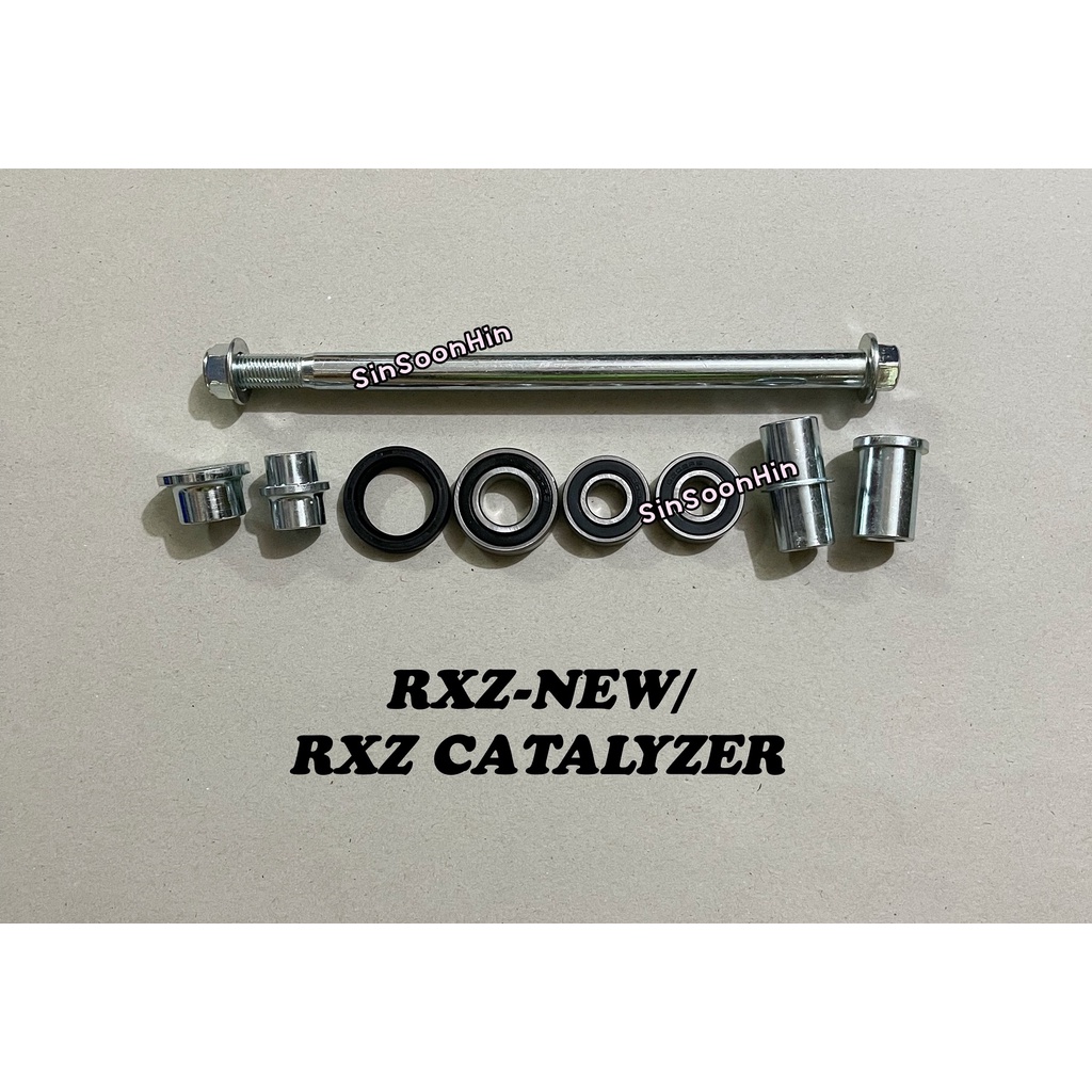 Yamaha RXZ NEW / RXZ CATALYZER Rear Wheel Shaft / Bearing / Collar Bush ...