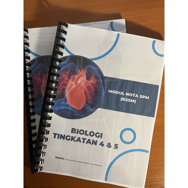 MODUL BERWARNA BIOLOGI TINGKATAN 4 & 5 SPM (KSSM) (NOTA LENGKAP ...