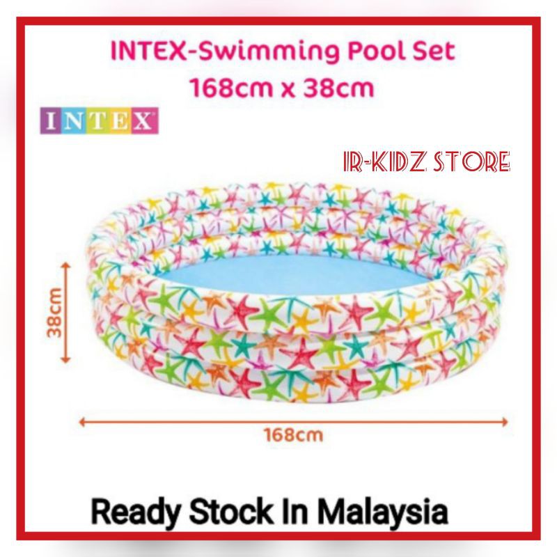 🔥Intex Swimming Pool 168cm x 38cm🔥 Kolam renang budak 🔥Kolam Budak ...