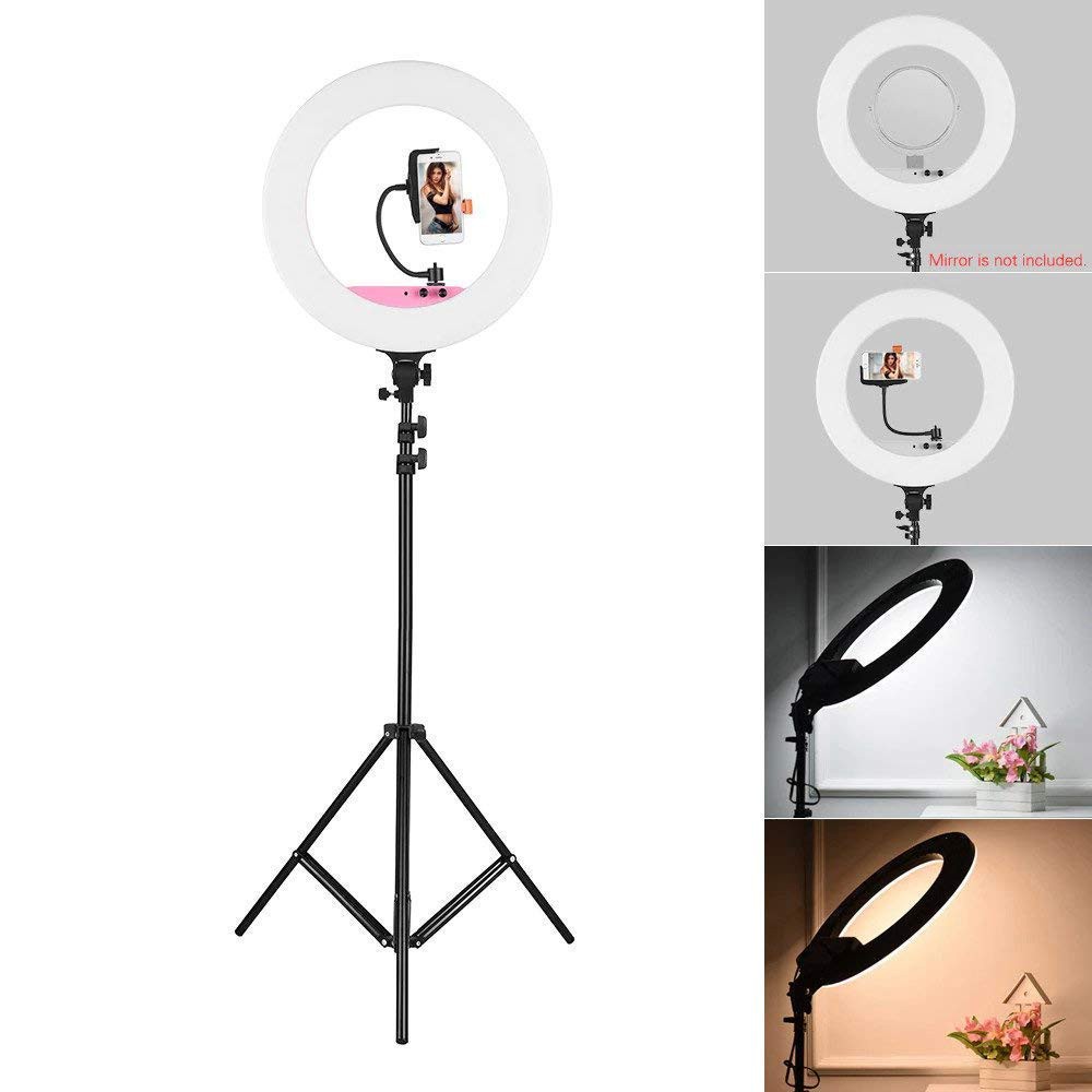 LED Ring Light With Stand For Live Streaming -10 - 26cm