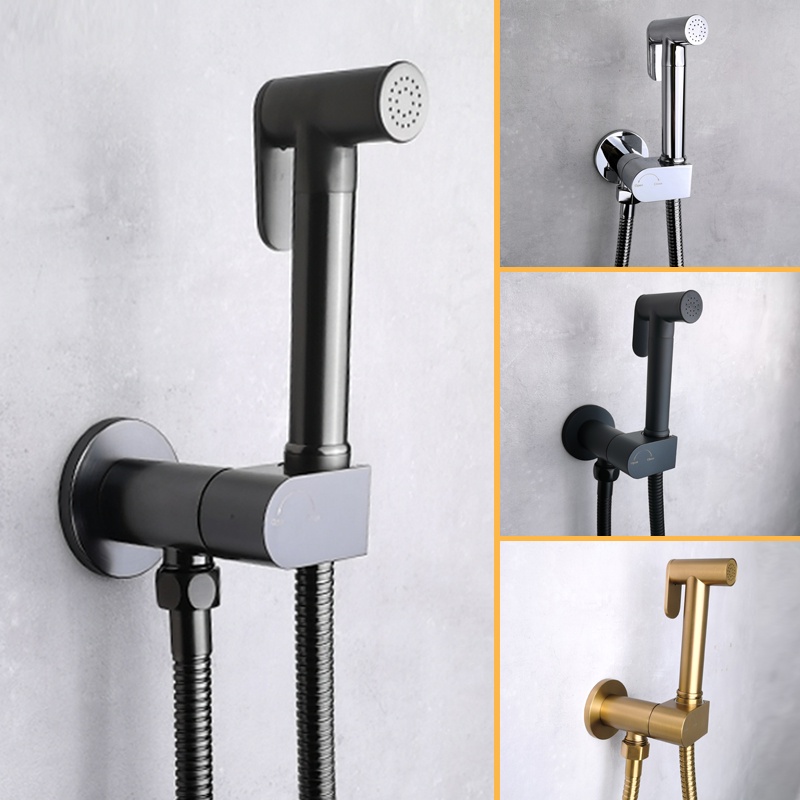 Brass Bidet Sprayer Set Toilet Bathroom Spare Parts Closet Partner