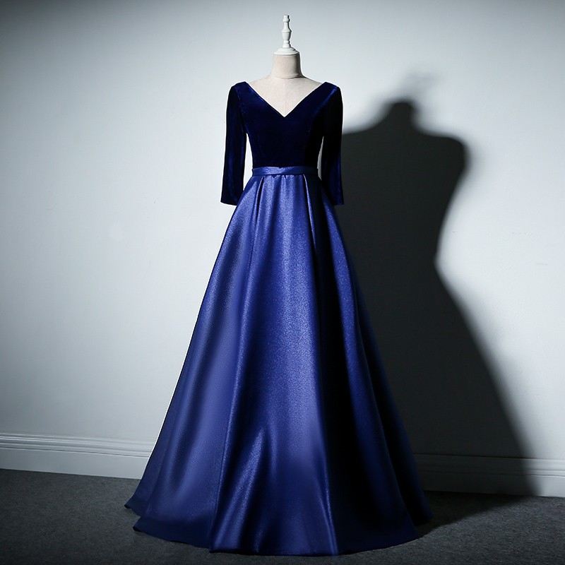 Royal blue sales frock design