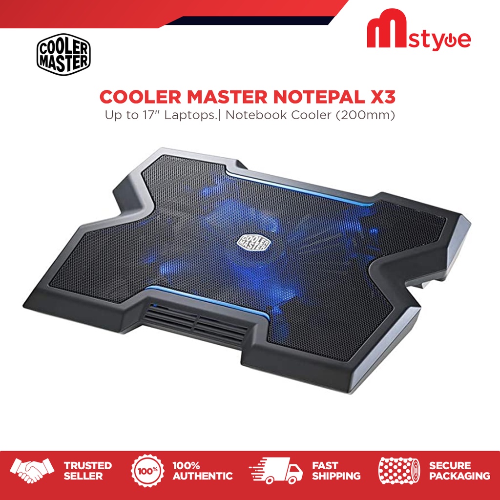 Cooler Master Notepal X3 Notebook Cooler (200mm) | Shopee Malaysia