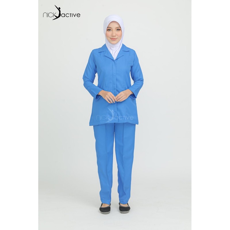 Ready Stock Pakaian Misi Baju Nurse Ppk Terbaru Design Epaulet Jm