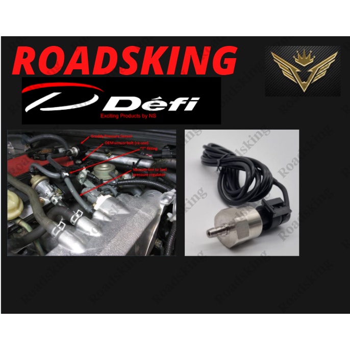 DEFI HKS GREDDY METER BOOST VACUUM SENSOR FULL SET HIGH SPEC | Shopee ...