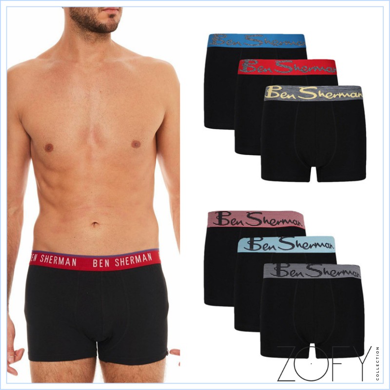 Ben Sherman Men Cotton Boxer Trunk