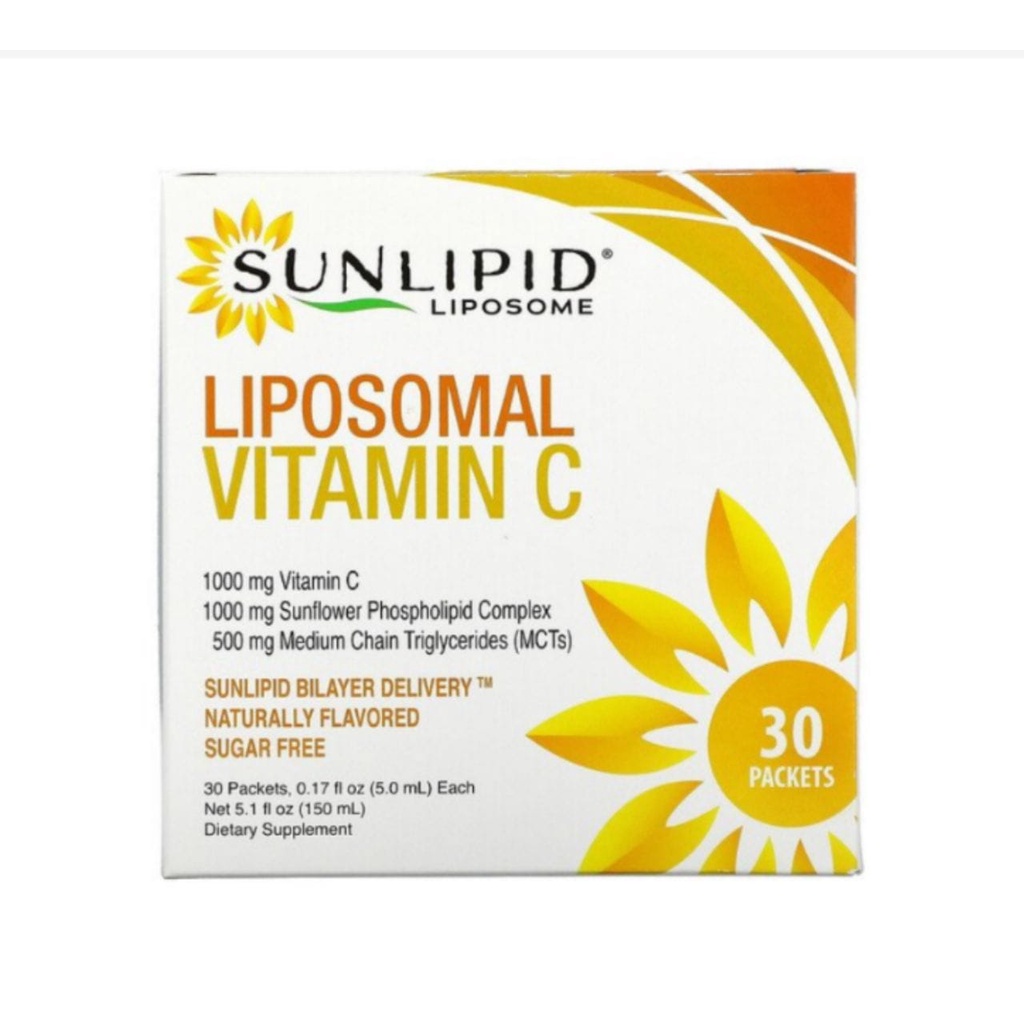 ☘️READY STOCK Expired 04/2026☘️ Sunlipid Liposomal Vitamin C, Naturally