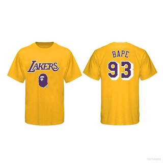 BAPE X LAKERS MLB SET BLACK - M / BLACK