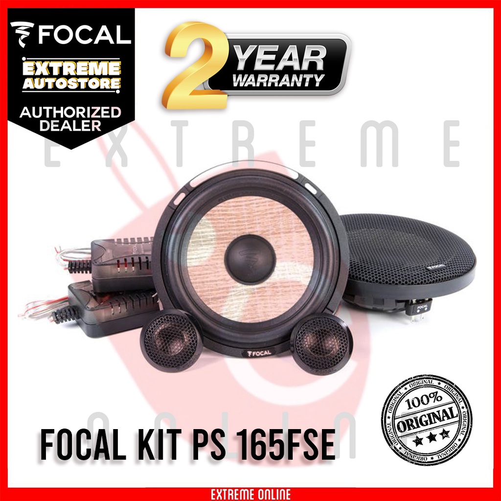 Focal PS 165 FSE Flax Evo Series 61/2" ShallowMount Component Speaker