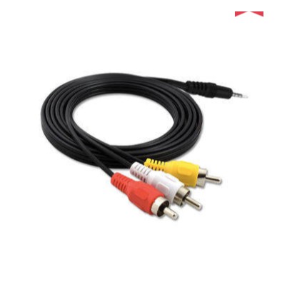 AV Cable 3.5mm AUX to 3 RCA For Android TV BOX Speakers AV Camcorder ...