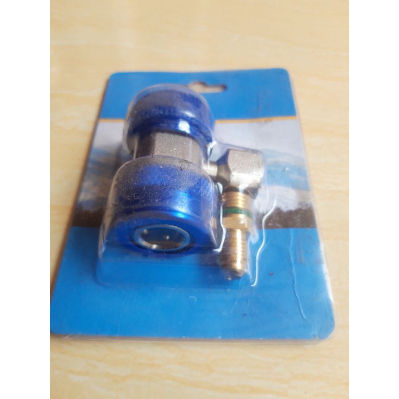 Car AC Blue Quick coupler Has A Twist | Shopee Malaysia