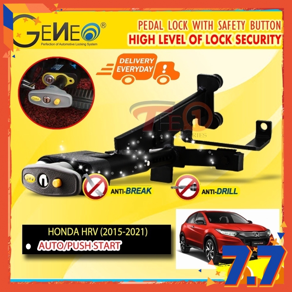 GENEO PEDAL LOCK HONDA HRV 20152021 (AUTO)(PUSH START) Shopee Malaysia