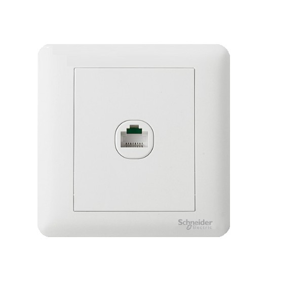 Schneider Electric Affle Plus 1 Gang Cat 5e Data Socket White | Shopee ...
