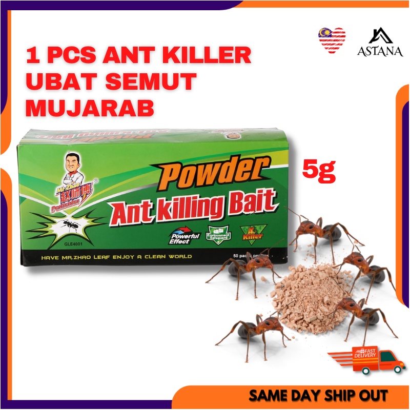 Ant Killer Powder Killing Bait Racun Ubat Semut Serbuk Berkesan Mujarab