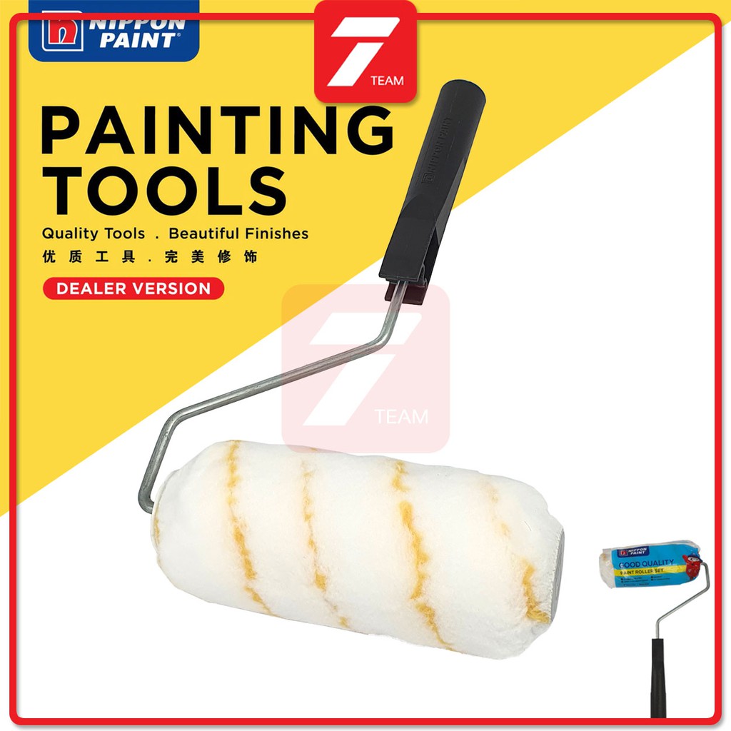 Nippon 7'' Paint Roller With Handle Set TR840 | Shopee Malaysia
