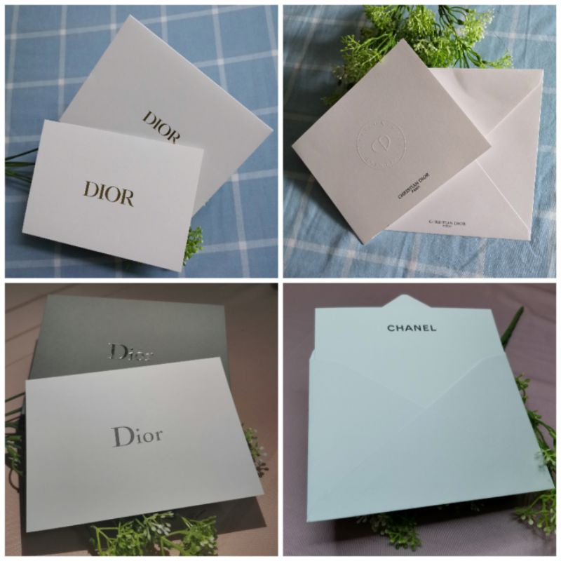 Dior gift outlet card