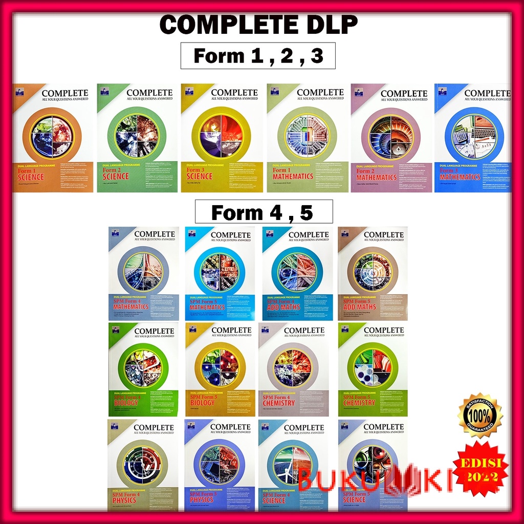 Buku Latihan : COMPLETE DLP Form 1 / 2 / 3 / 4 / 5 (2022) - Maths ...