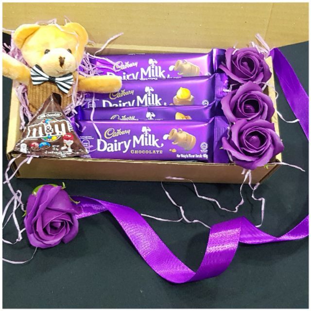 Cadbury Chocolate Gift Box / Birthday Surprise Box / Romantic Gift Box