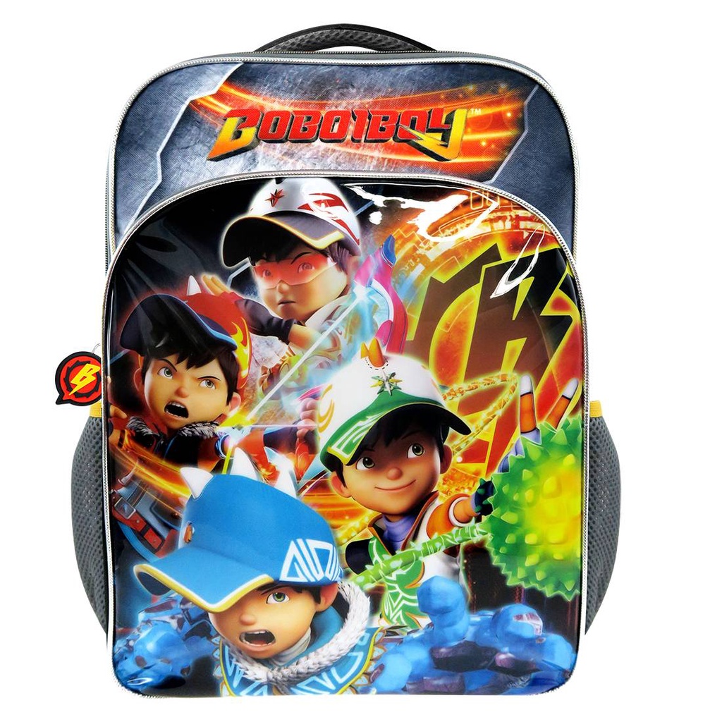 Boboiboy New Elemental Fusion Frostfire Sori Supra Primary School Bag