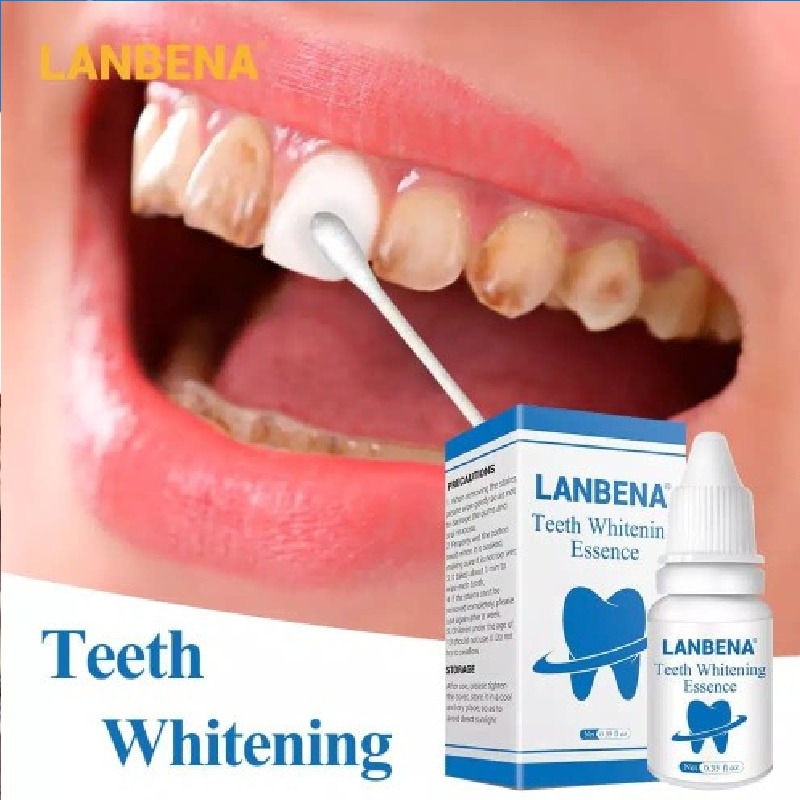 LANBENA Teeth Whitening Essence Liquid Oral Hygiene Cleaning Remove
