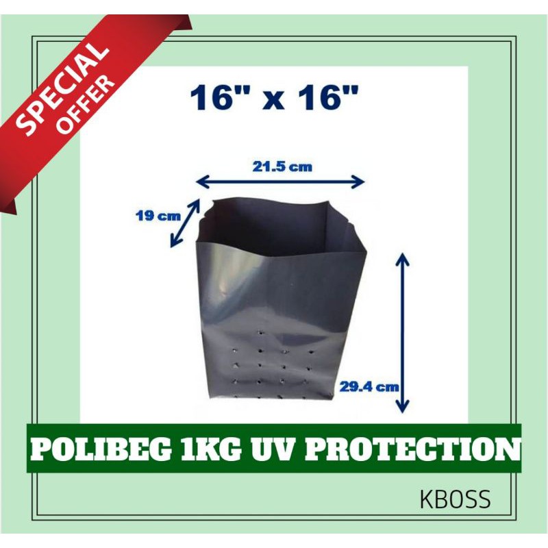 POLYBAG / POLIBEG 1KG 16X16 | Shopee Malaysia