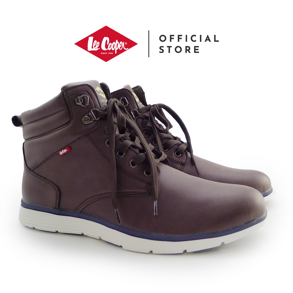 LAST CHANCE Lee Cooper Men s High Cut Lace Up Boots HC752 Shopee Malaysia