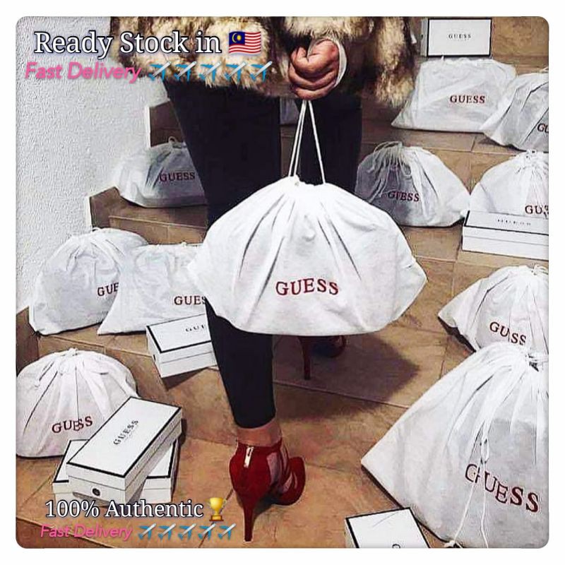 🇲🇾🔥READY STOCK🔥Guess Dust Bag Rope Bag Recycle Bag Shopee Malaysia