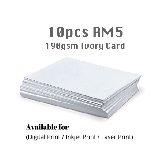 10pcs Art Card Ivory Card Texture 10pcs per set 190gsm A4 or 31.7x22 ...