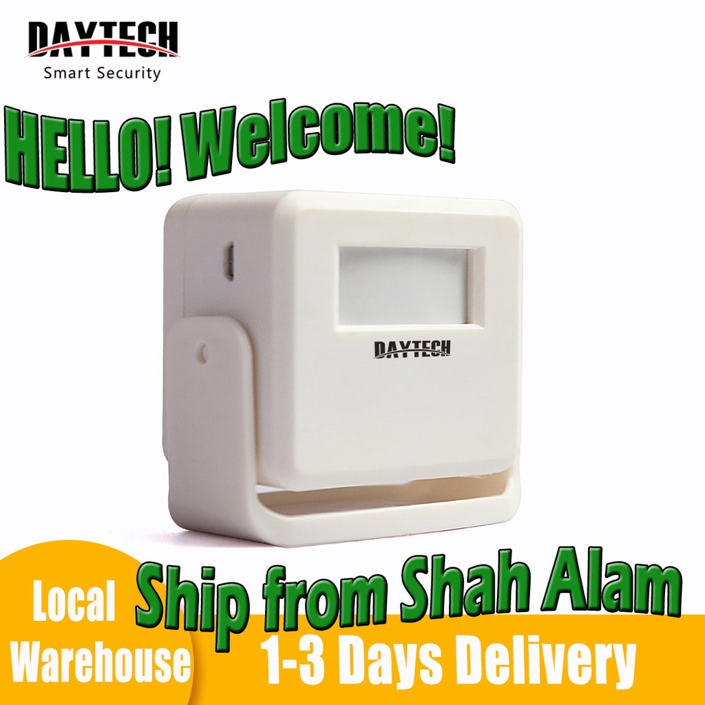 Daytech Motion Sensor Doorbell Wireless Alarm Hello Door Bell