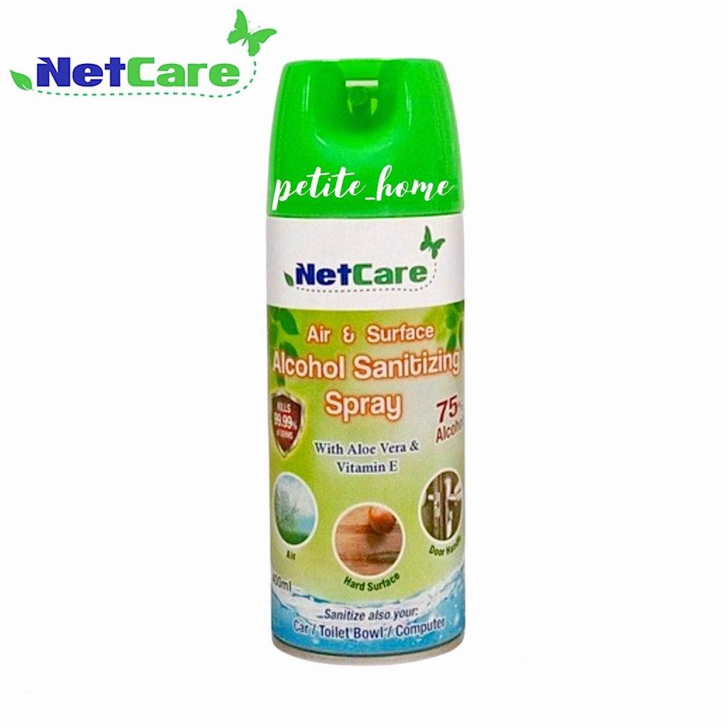 {Authentic} Netcare Air Surface Aerosol Alcohol Spray (420ml) | Shopee ...
